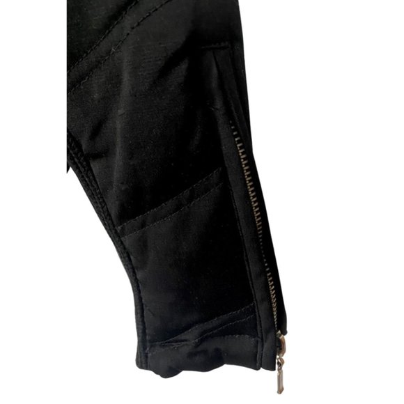 90s Black Fitted Bomber Puffer Jacket | G-Brand Black Short Jacket - Picture 12 of 13